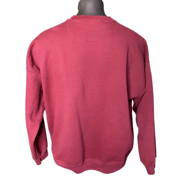 Starter Pullover Sweatshirt Mens Red Plus Size 2XL u - Picture 4 of 7